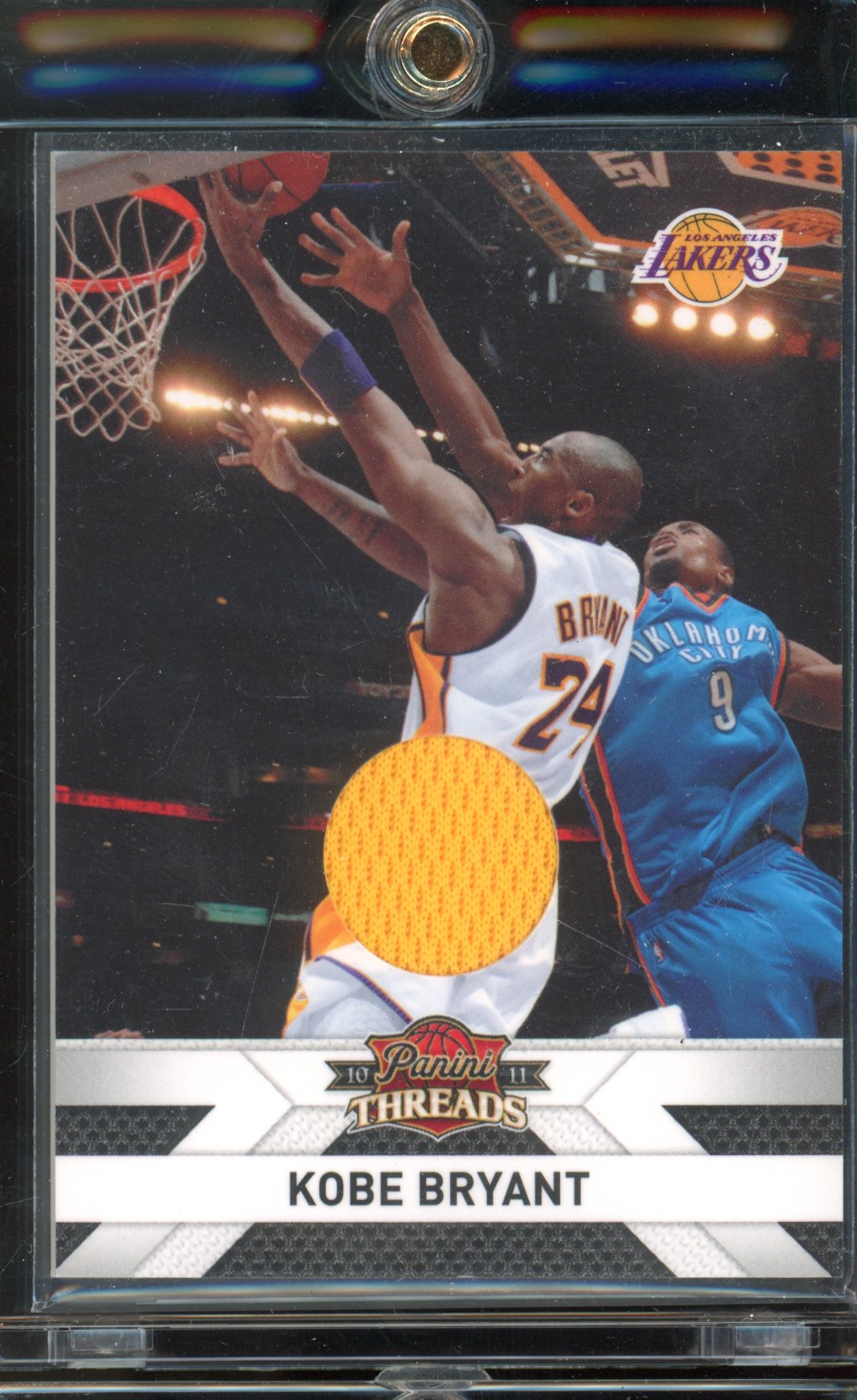 2010 Threads Kobe Bryant Jersey 390/399 GAME USED