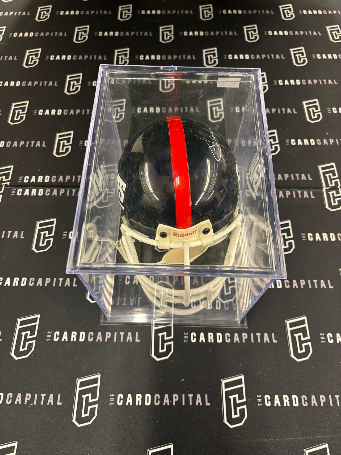 Lawrence Taylor Signed Mini Helmet Giants JSA