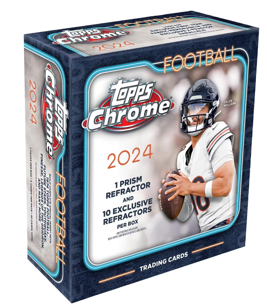 2024 Topps Chrome Football Mega Box