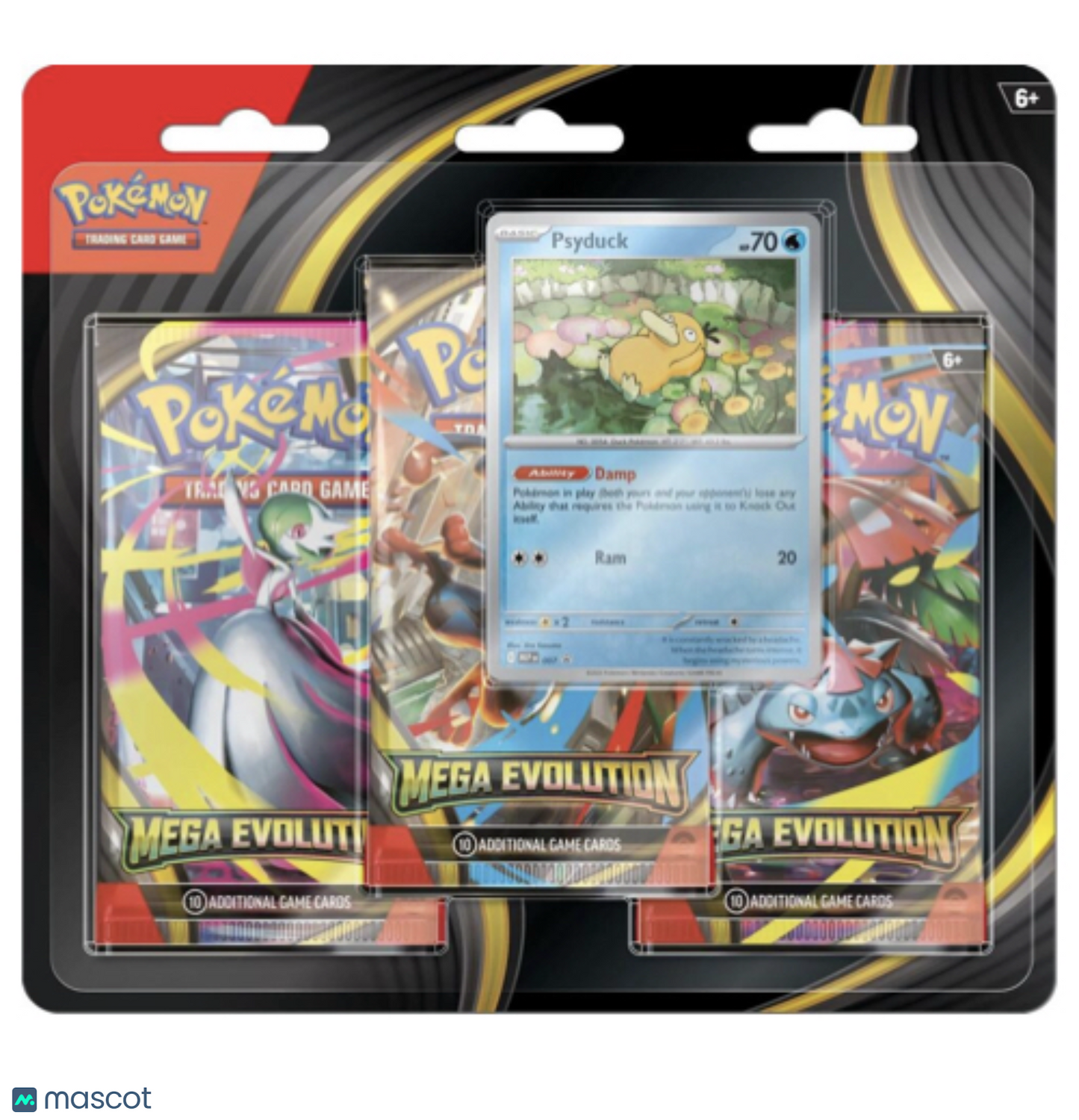 Pokemon Mega Evolution 3-Pack Blister Pack