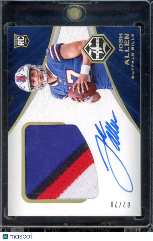 2018 Limited Josh Allen Rookie Patch Auto /20