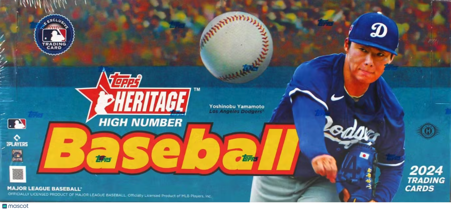 2024 Topps Heritage High Number Baseball Hobby Box (OPEN BOX)