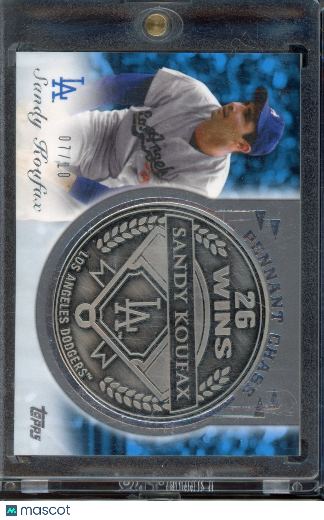 2013 Topps Sandy Koufax Pennant Chase Medallion /10