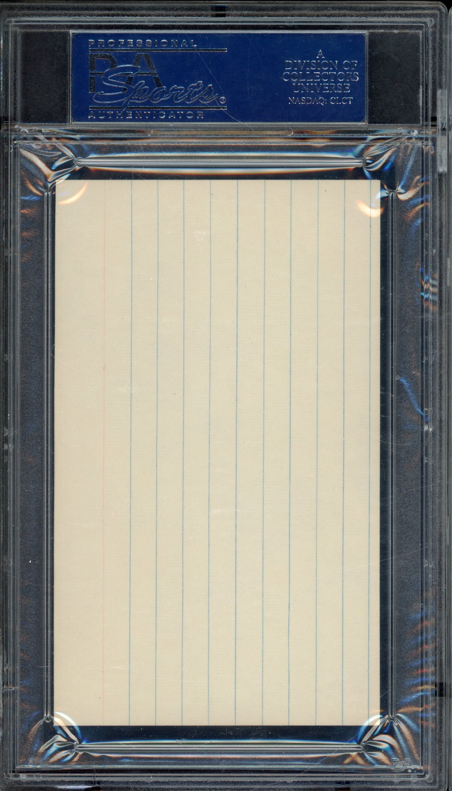 Earle Combs PSA/DNA Auto