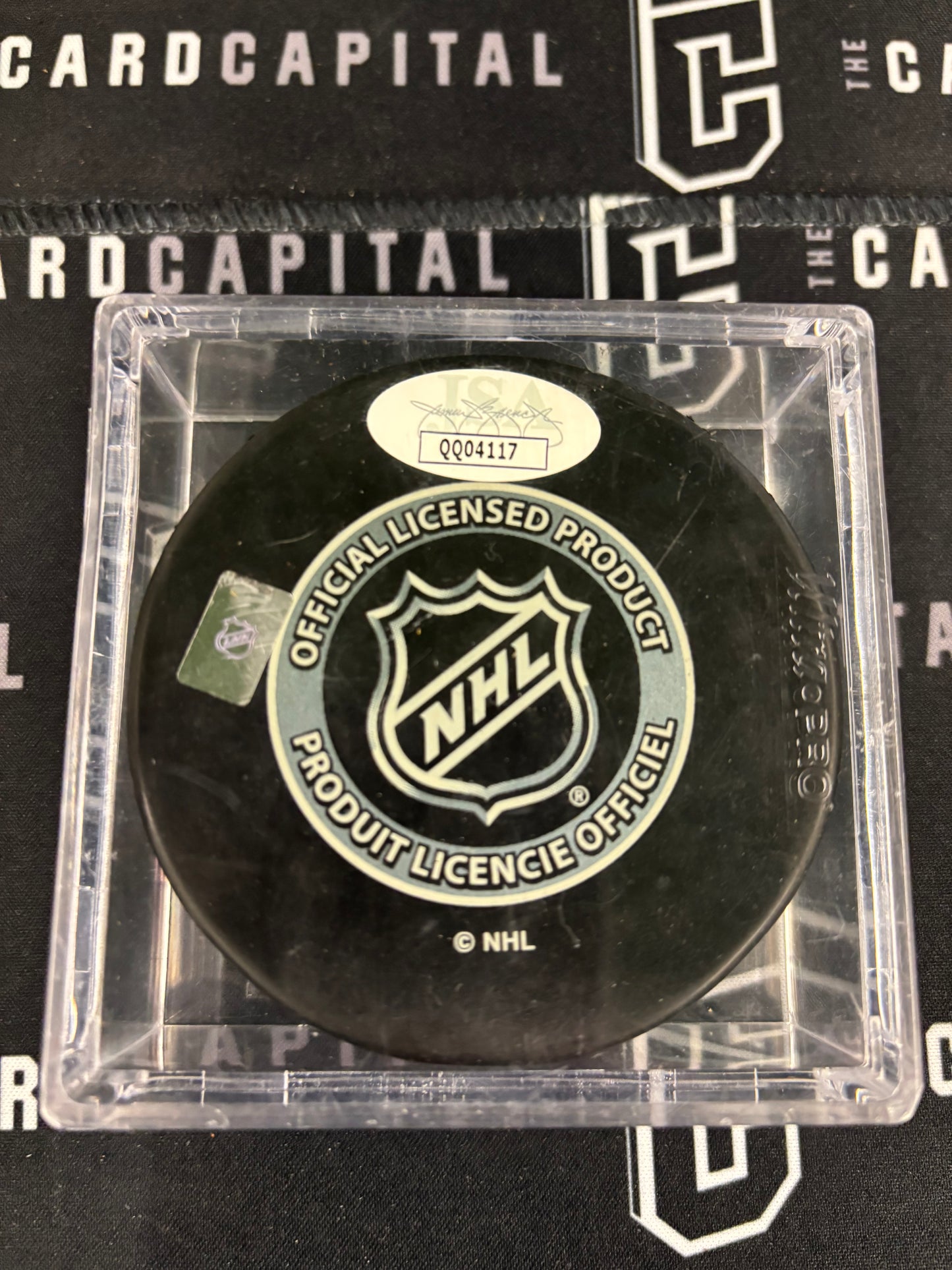 Chris Kreider Signed Hockey Puck JSA Rangers