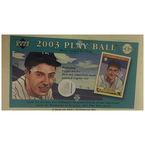 2003 UD Play Ball Baseball Hobby Box