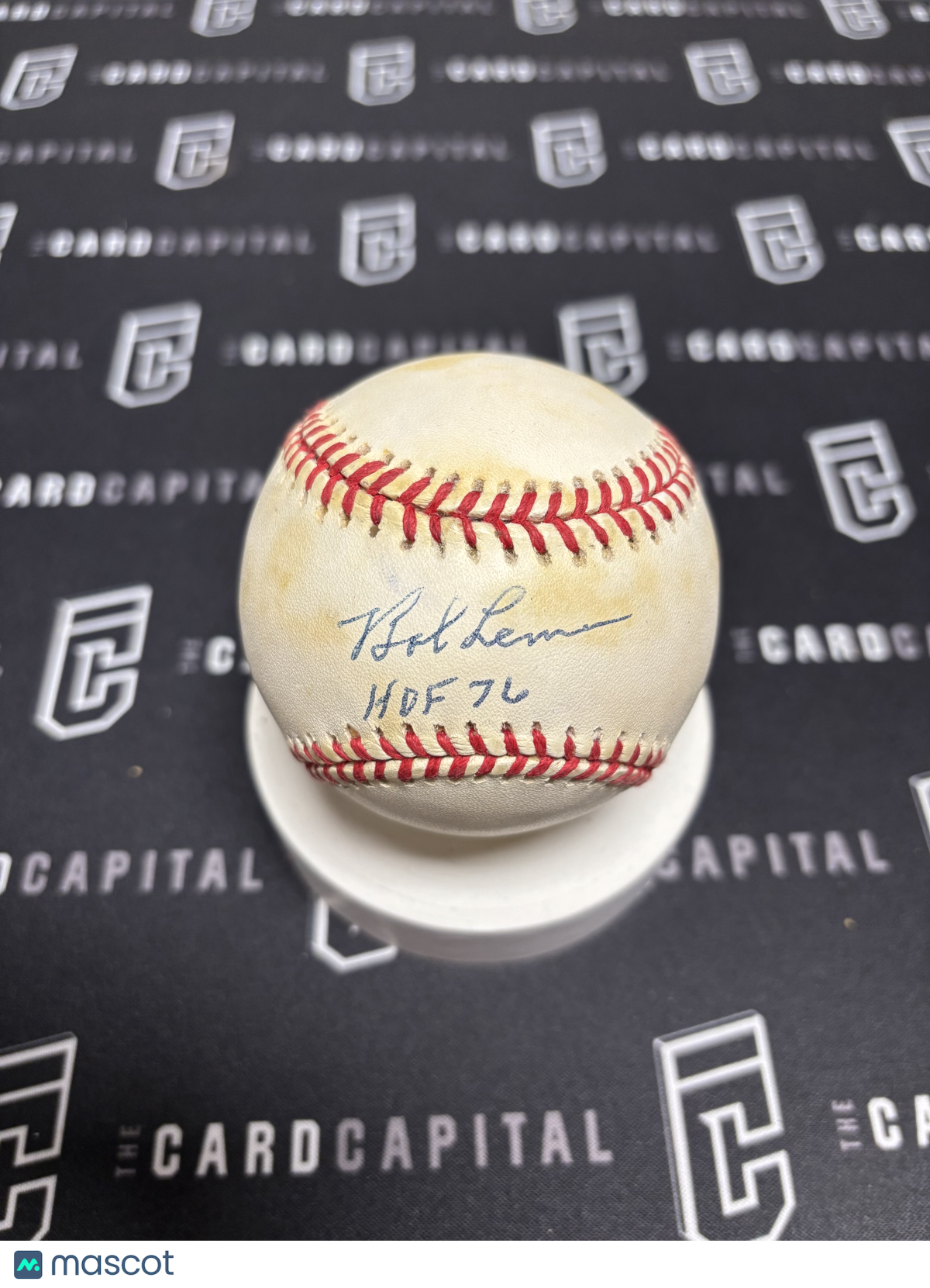 Bob Lemon Signed Official Major League Baseball JSA "HOF 76"