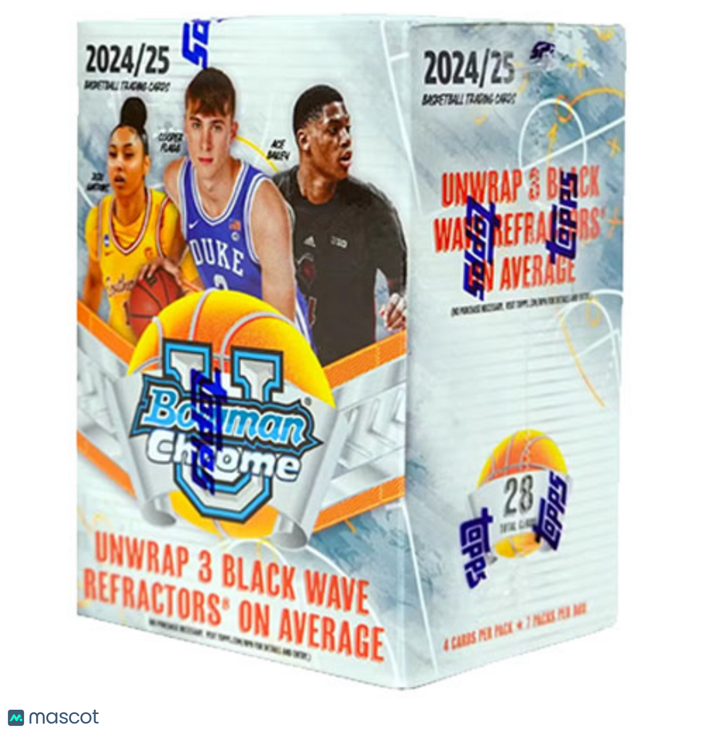 2024/25 Bowman Chrome University Basketball Blaster Box