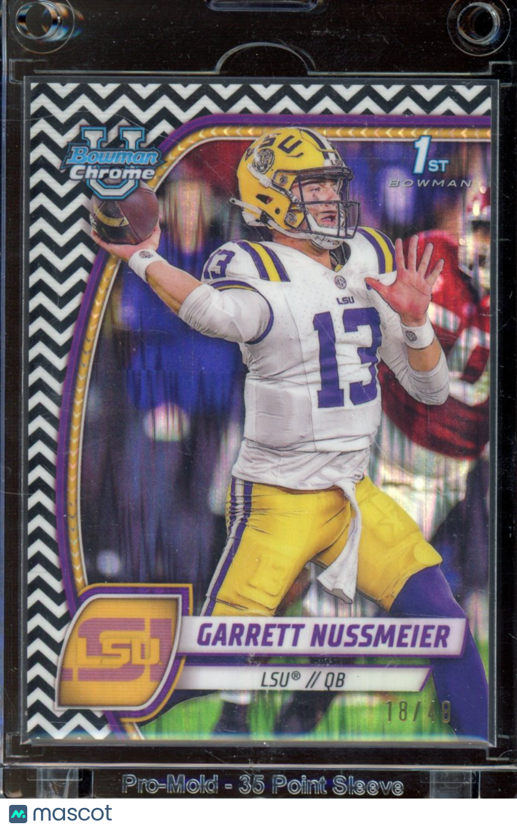 2024 Bowman U Chrome Garrett Nussmeier Stealth /48