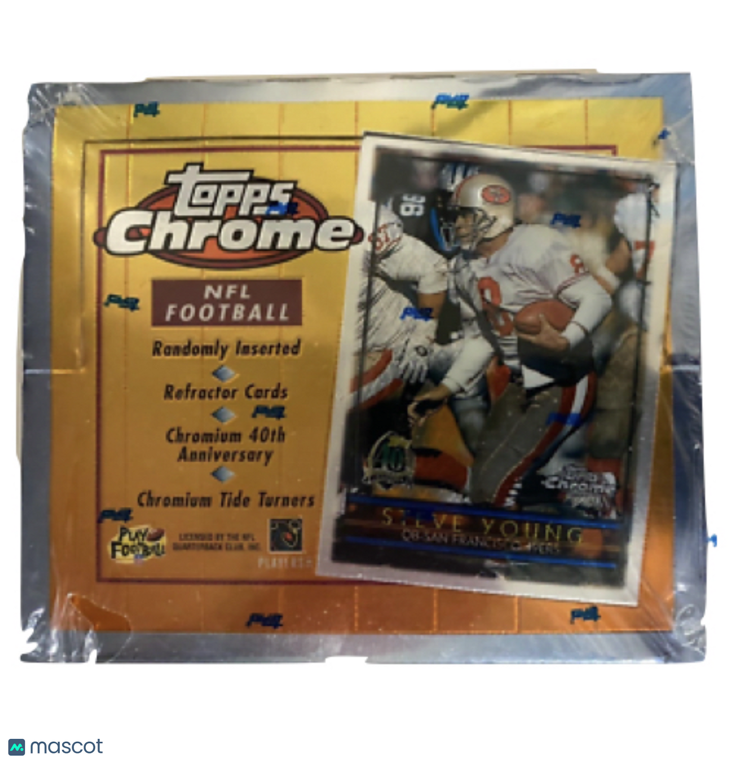 1996 Topps Chrome Football Sealed Hobby Box