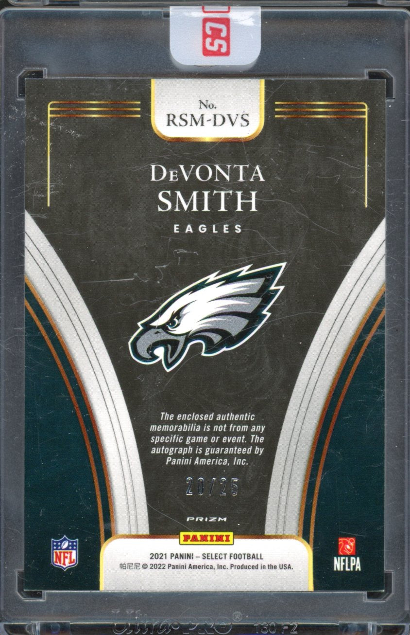 2021 Select Devonta Smith Disco Patch Auto /25 RC