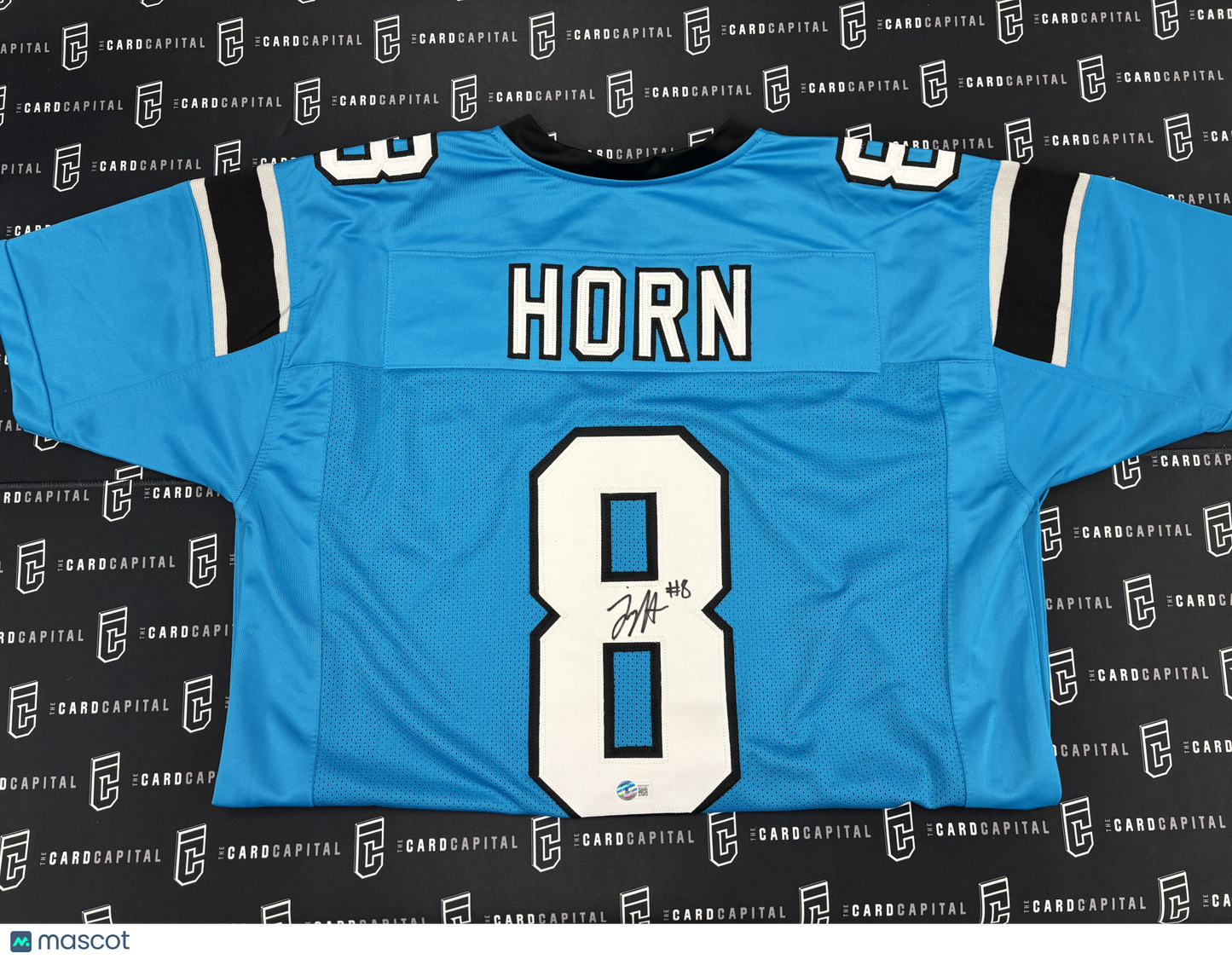 Jaycee Horn Signed Carolina Panthers Home Jersey Beckett