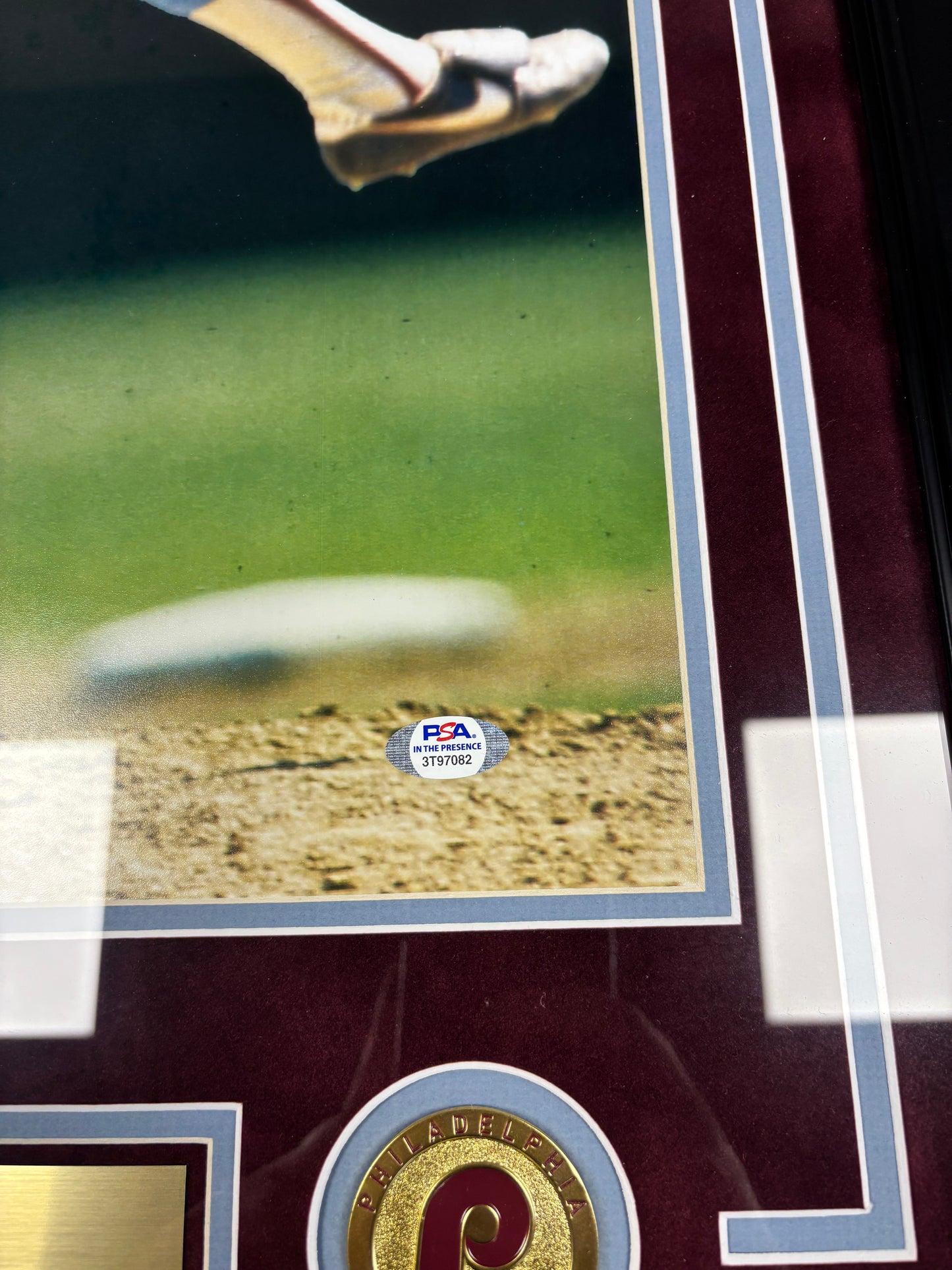 Steve Carlton Signed 16x20 Phillies Framed and Matted