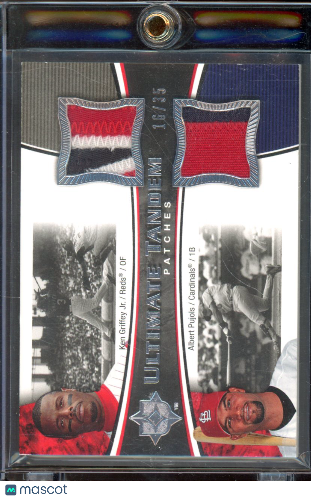 2006 Ultimate Collection Griffey Pujols Tandem Patches /35