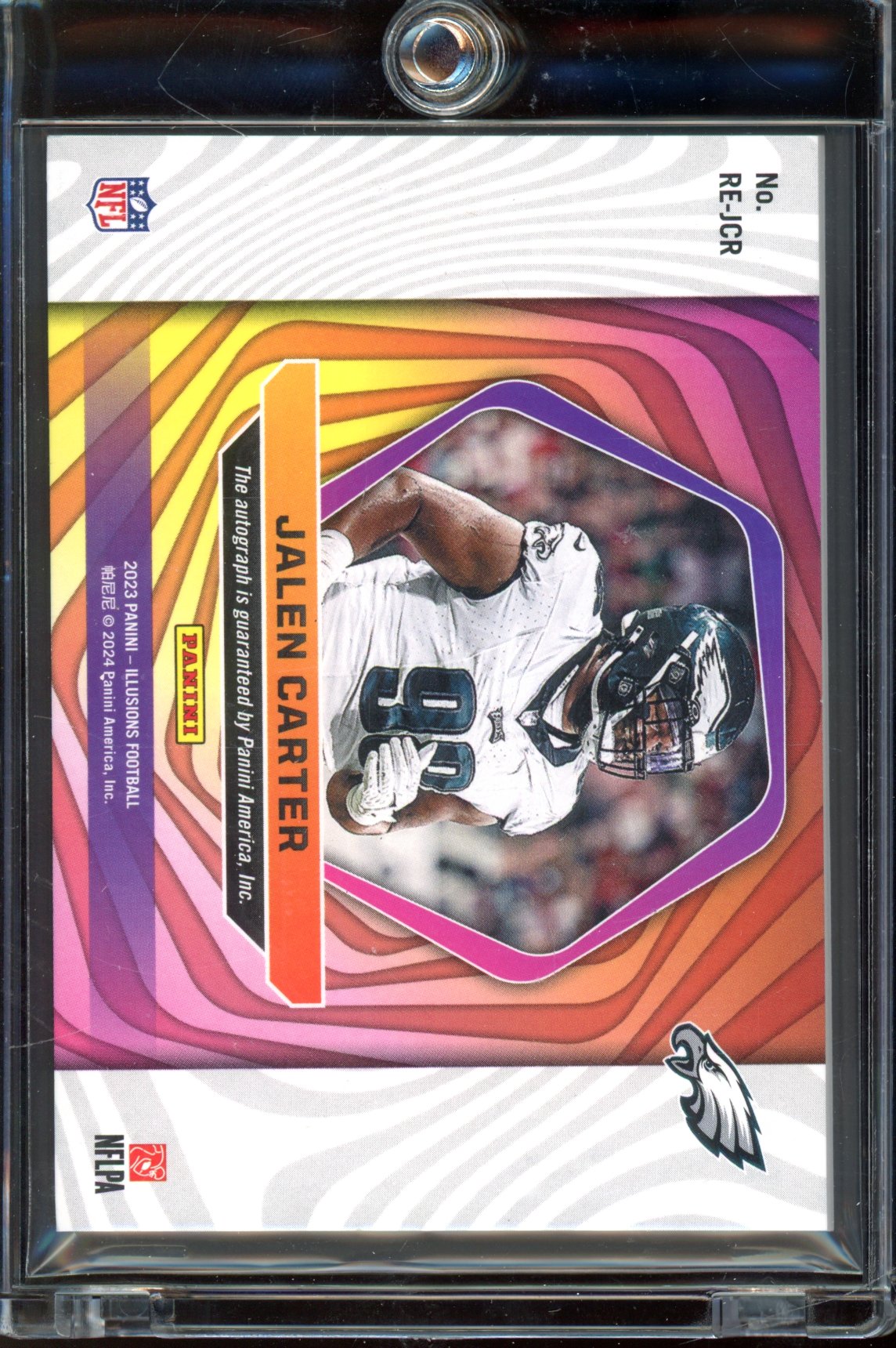 2023 Illusions Jalen Carter Rookie Endorsements Auto 016/331 RC