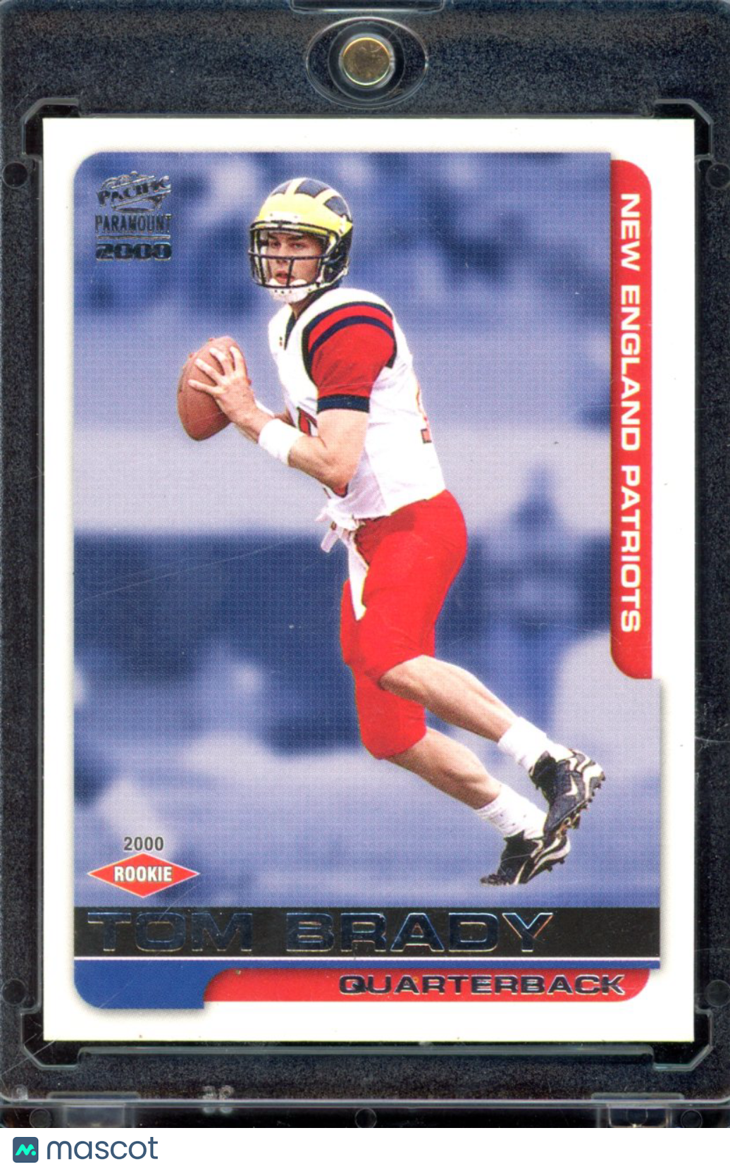 2000 Pacific Paramount Tom Brady Rookie