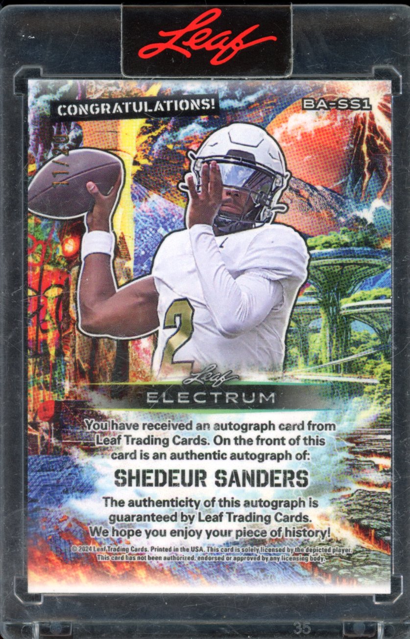 2024 Leaf Electrum Shedeur Sanders Auto /20