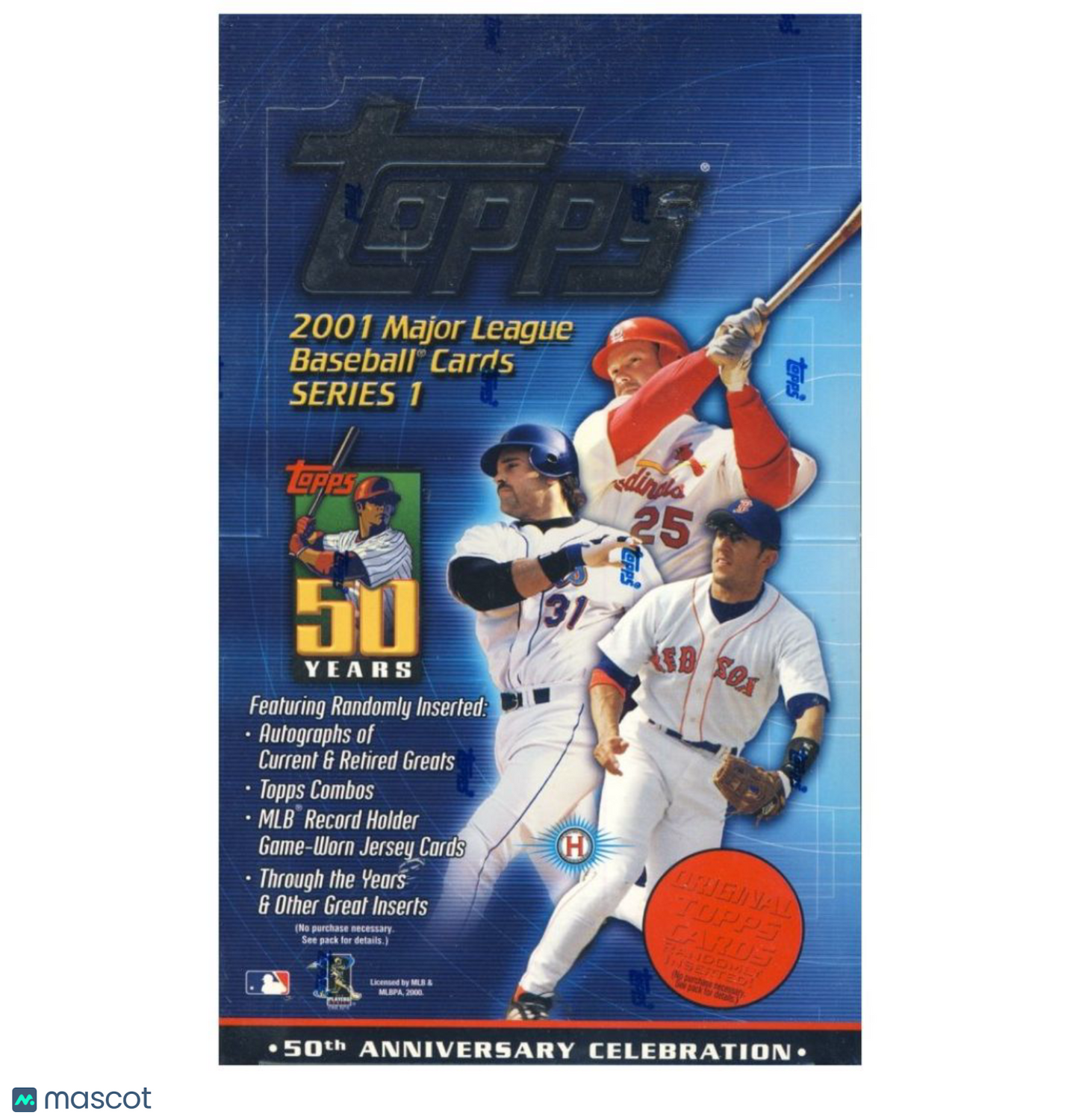 2001 Topps Series 1 Baseball Hobby Box
