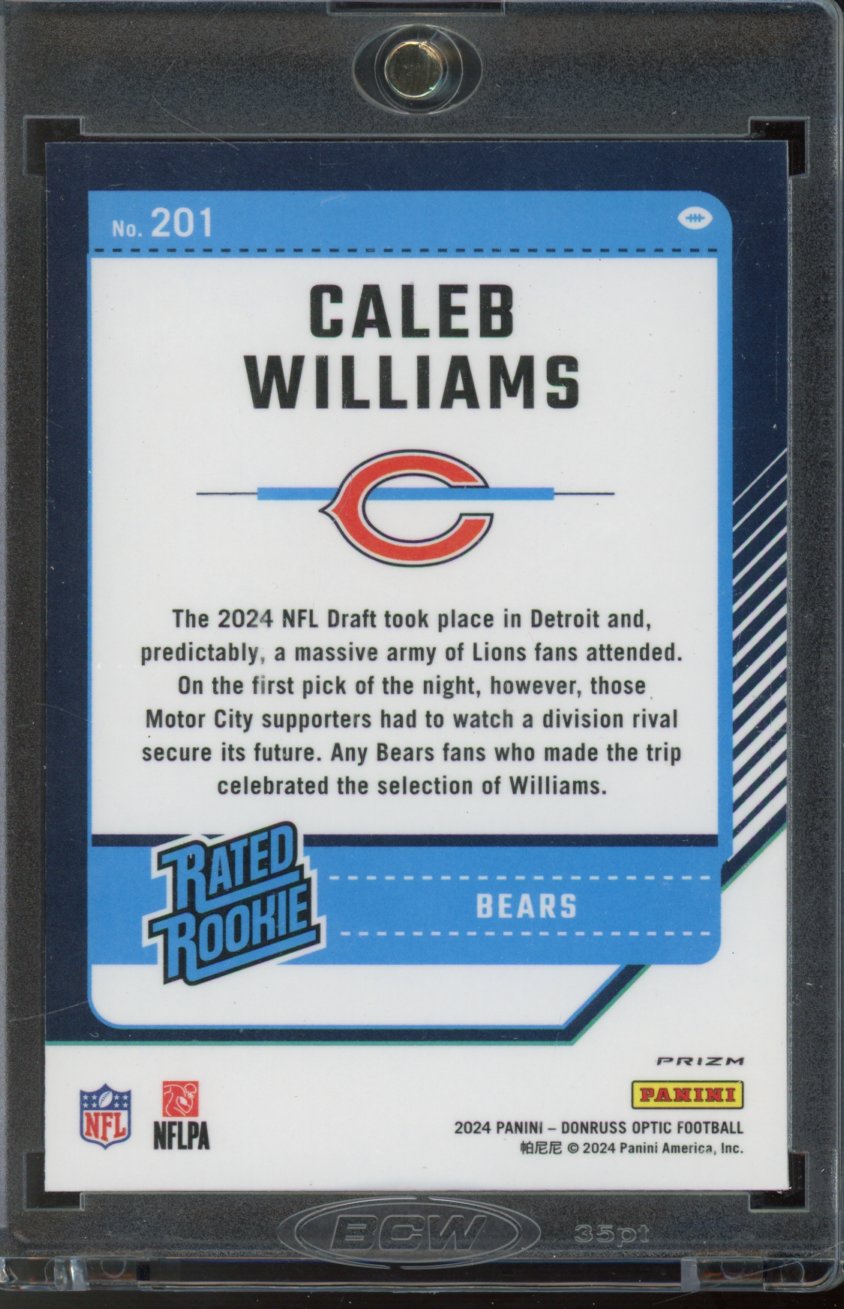 2024 Optic Caleb Williams Red Stars Rookie