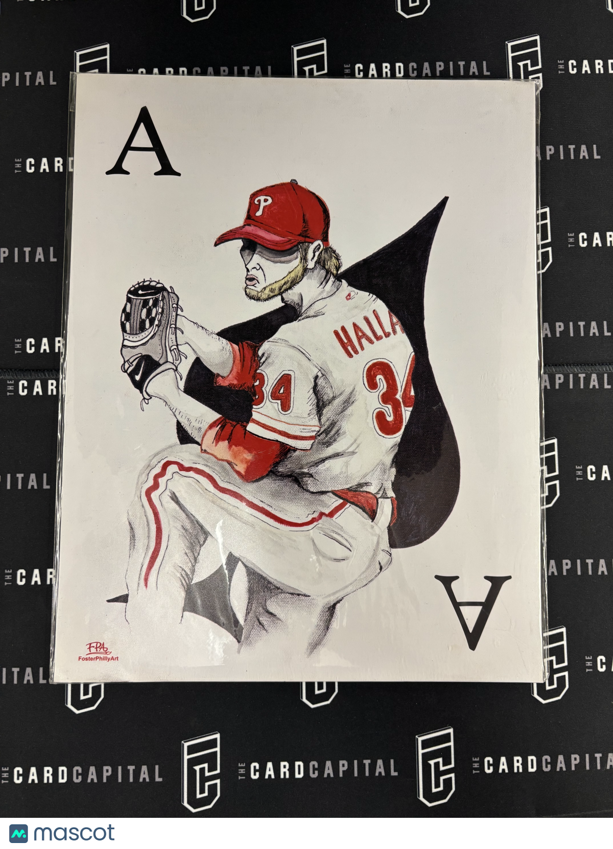 Roy Halladay "Aces" Lithograph Foster Philly Art