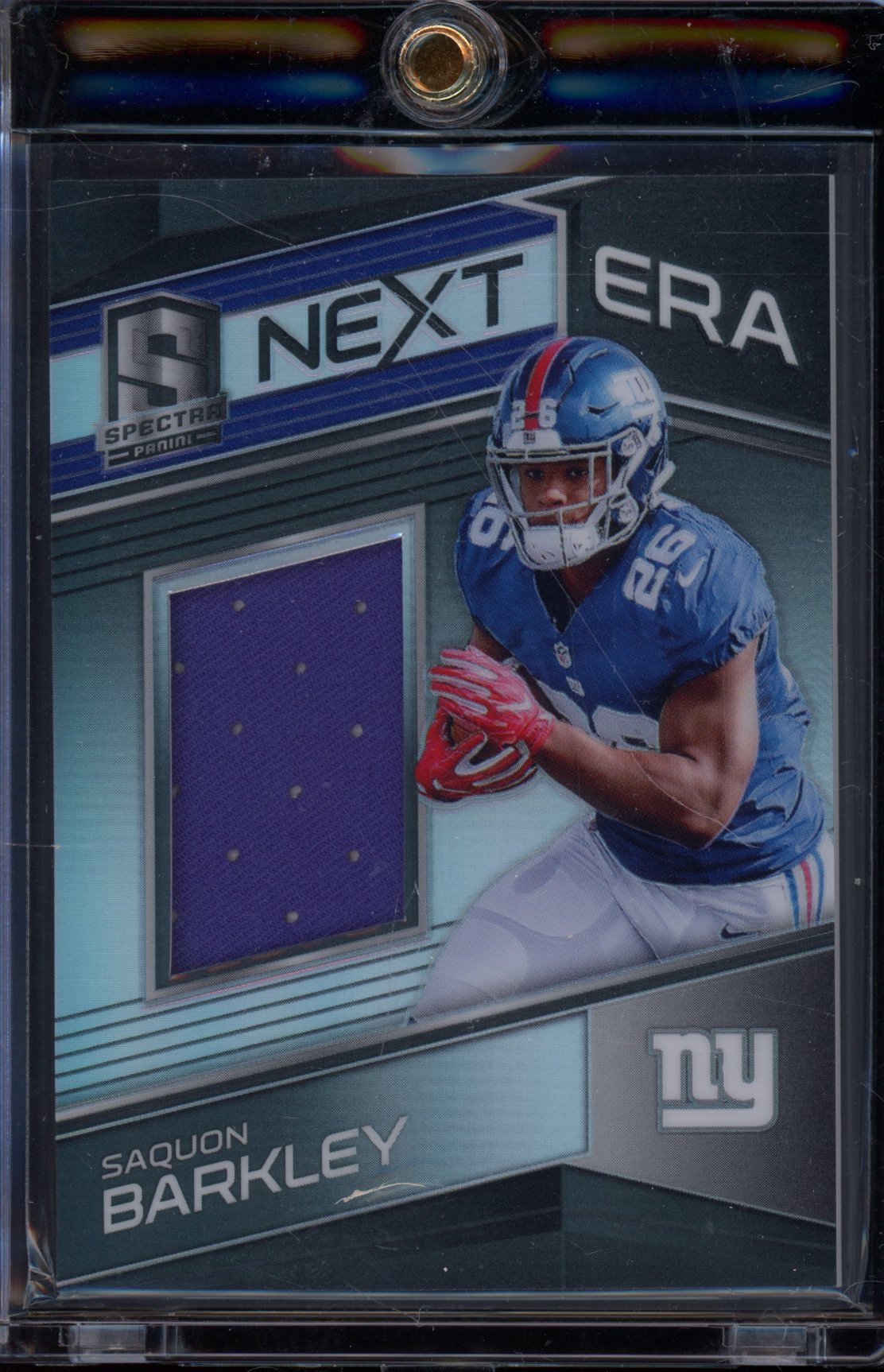 2018 Spectra Saquon Barkley Rookie Patch /199