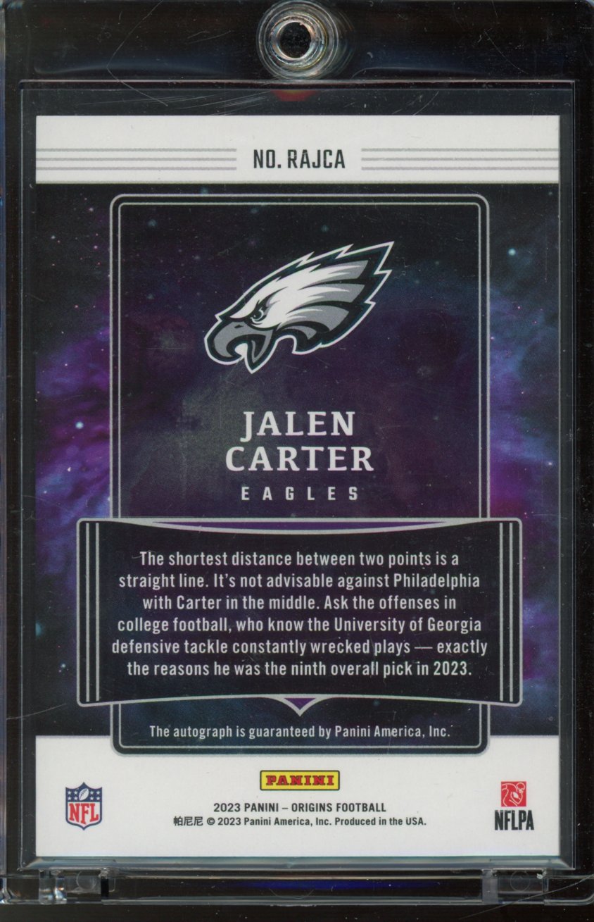 2024 Origins Jalen Carter Pink FOTL Auto /8