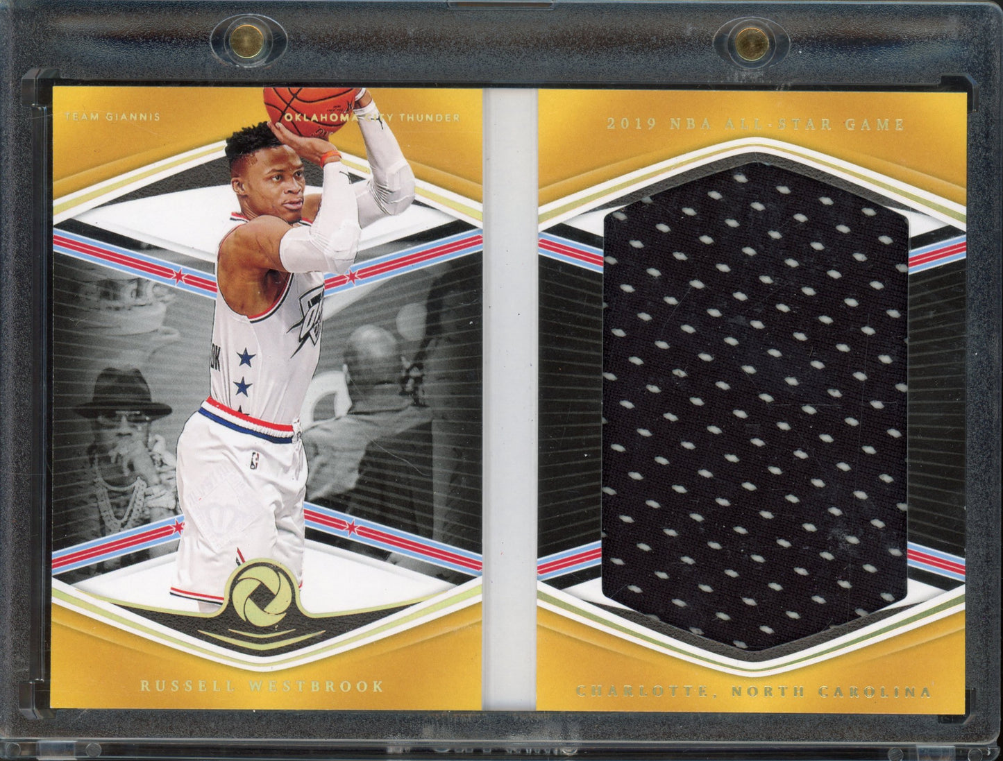 2019 Opulence Russell Westbrook All Star Booklet Jersey 36/79