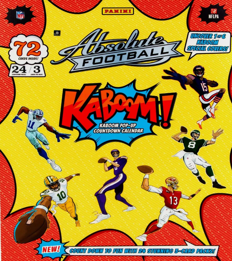 2024 Absolute Football KABOOM! Pop-Up Calendar