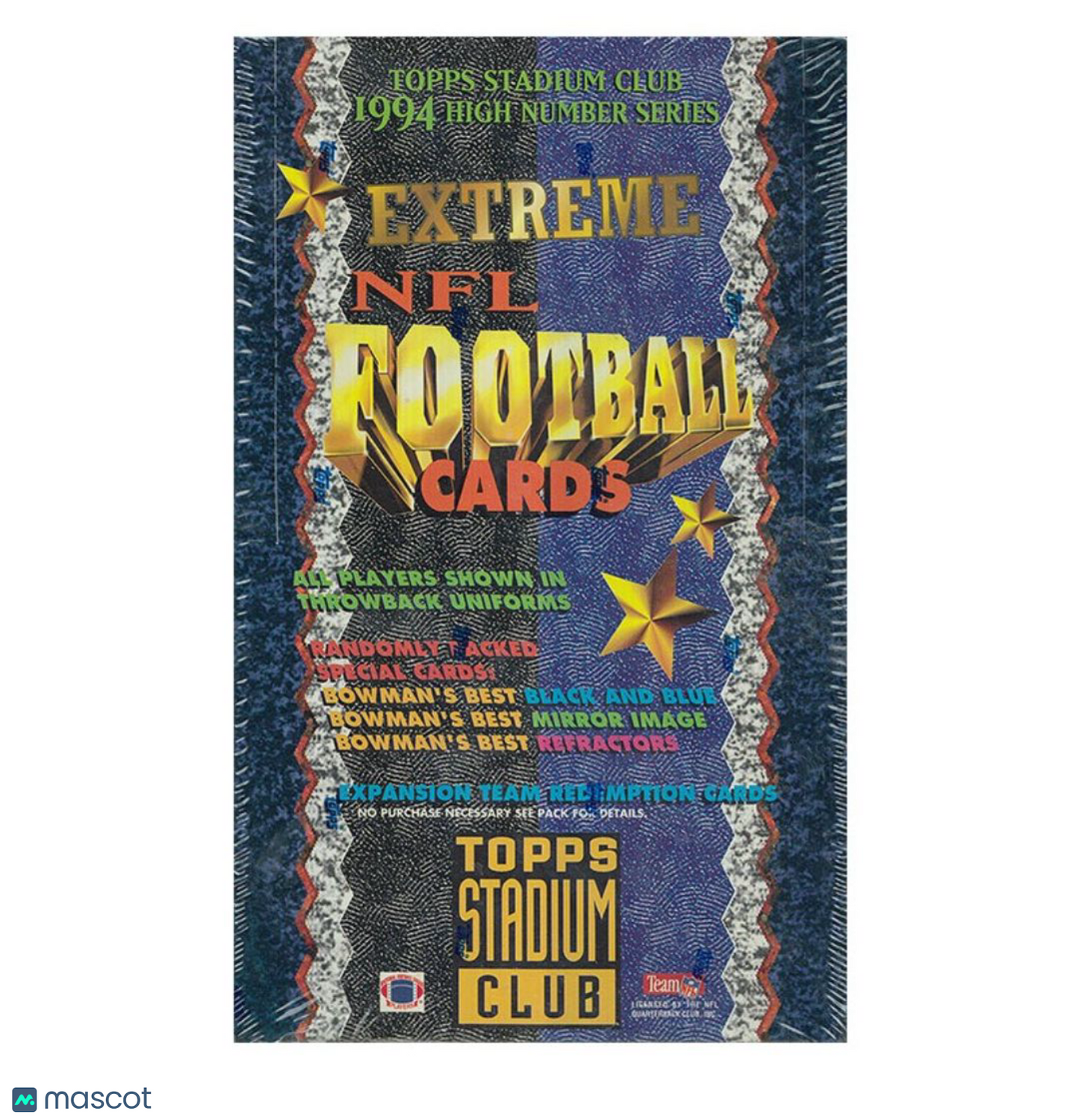 1994 Topps Stadium Club High Series Football Box