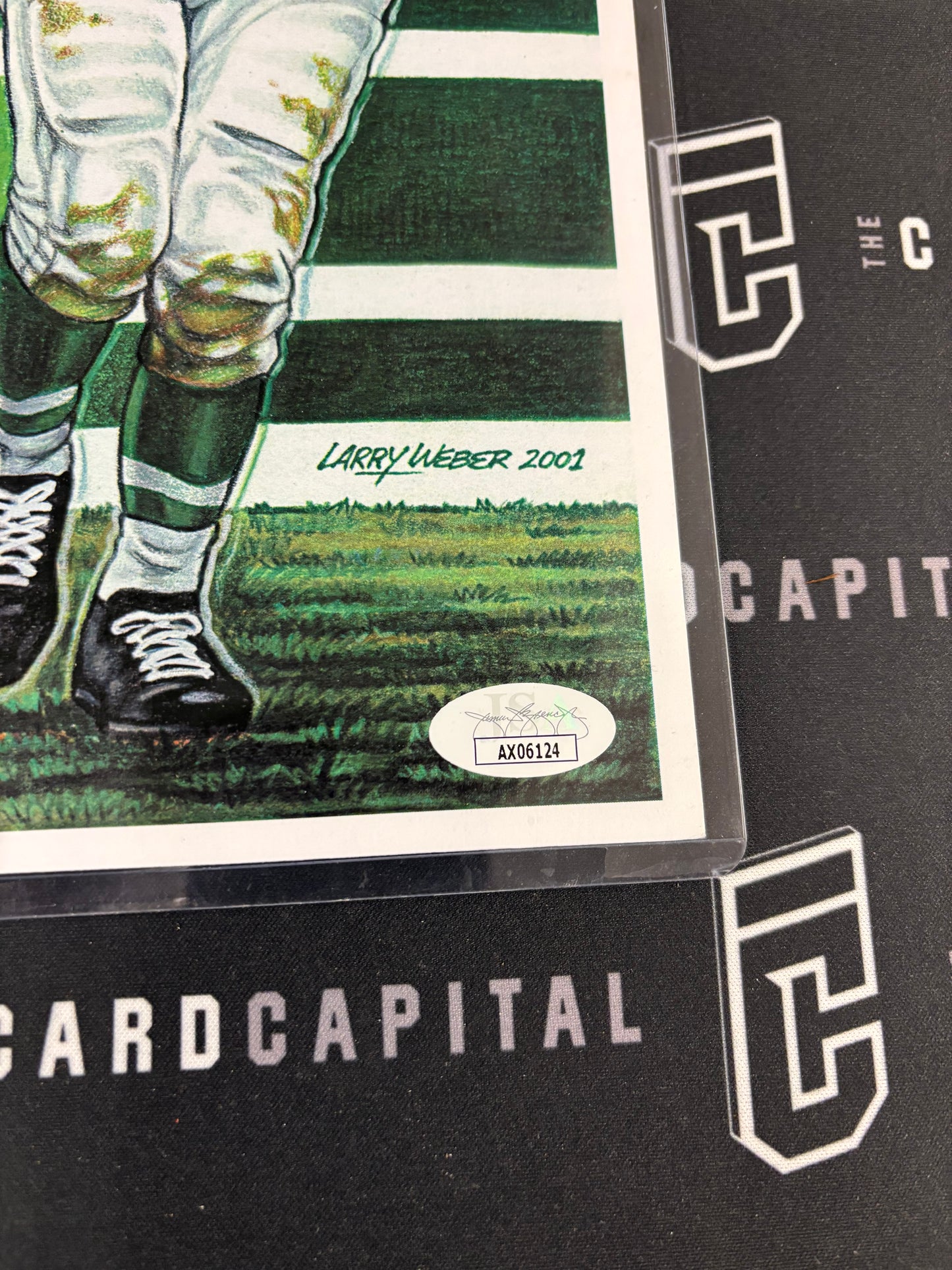 Chuck Bednarik Signed 11x14 Art Print JSA "HOF 67"