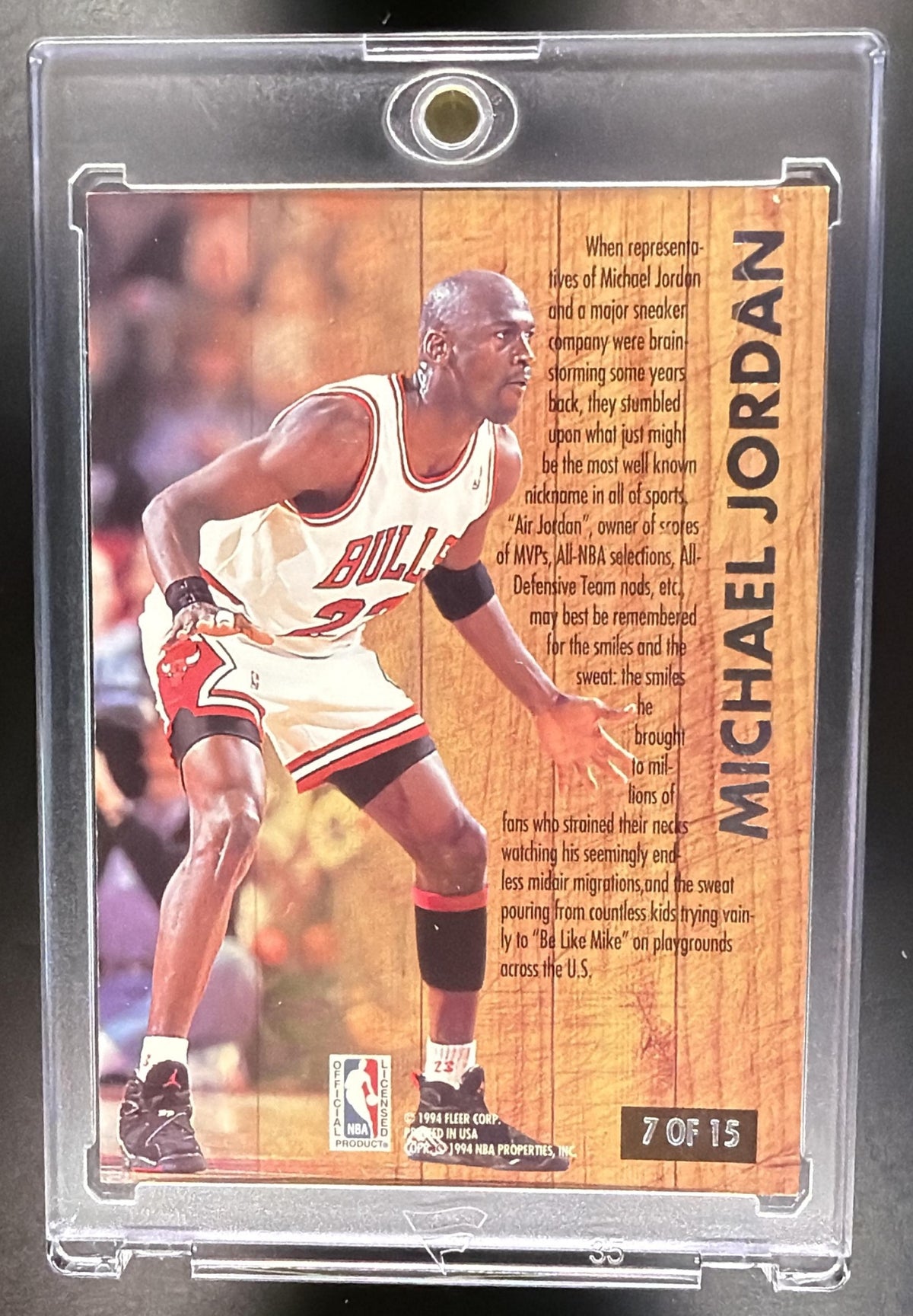 1993-94 Fleer Ultra Michael Jordan #7 Famous Nicknames
