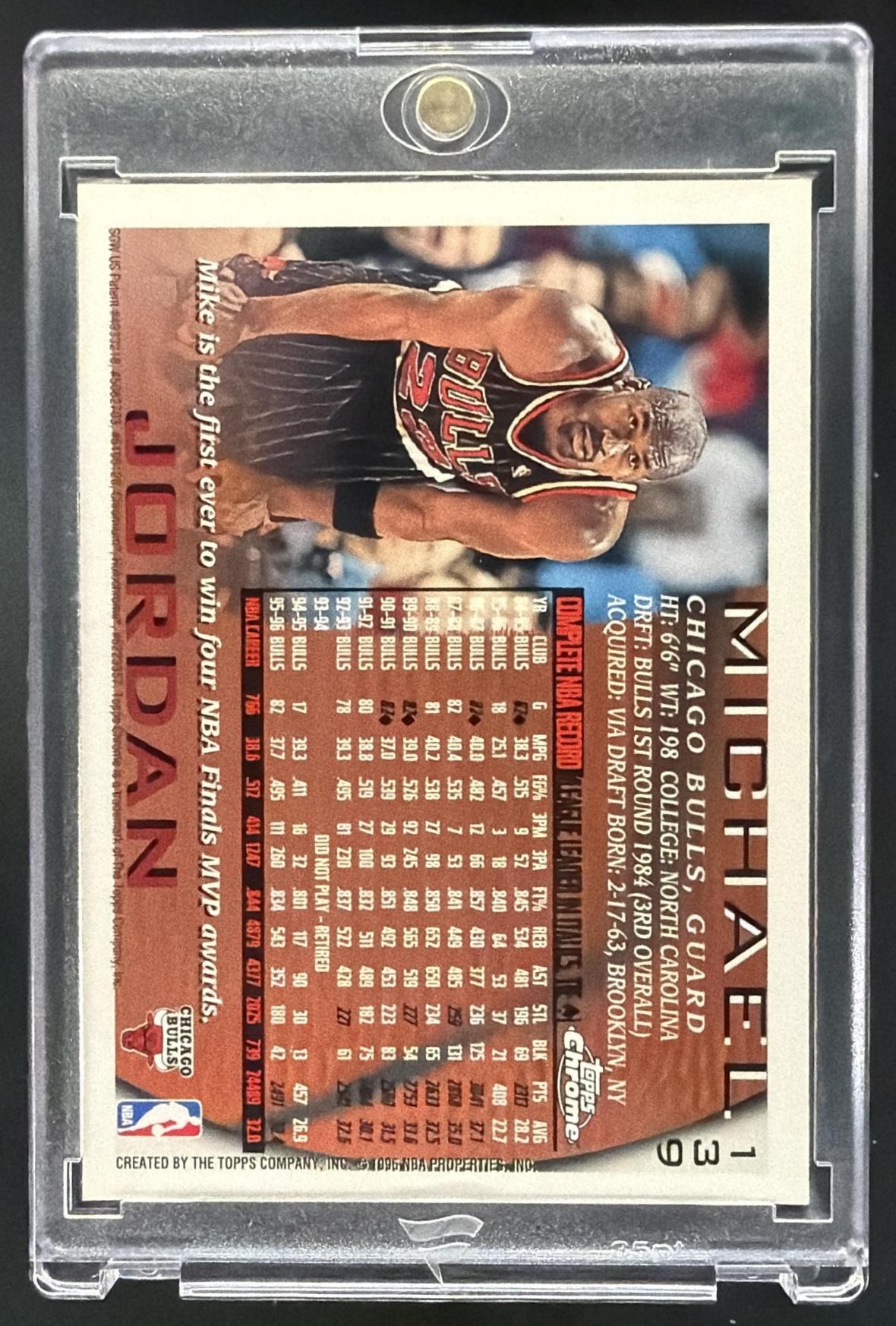 1996-97 Topps Chrome Michael Jordan #139