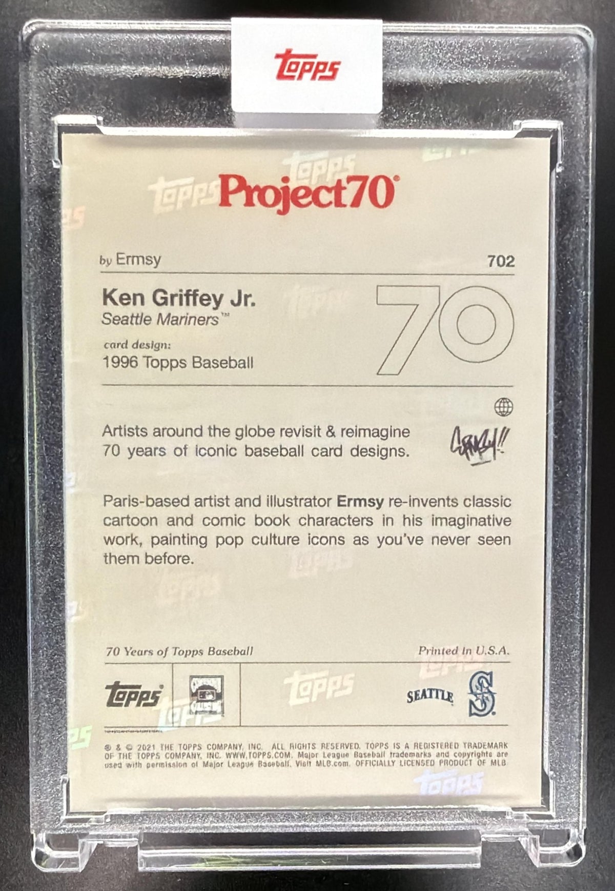 2021 Topps Project70 Ken Griffey Jr. #702 Pokemon