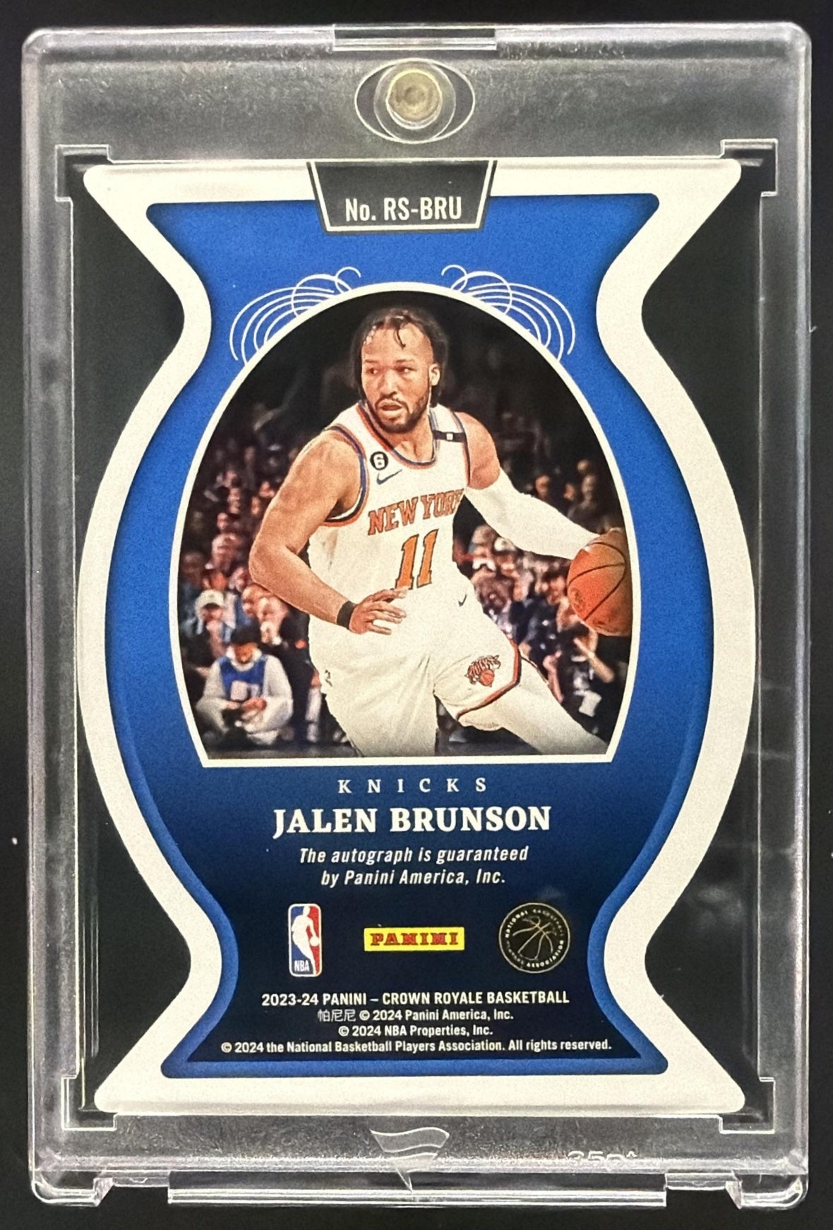 2023-24 Panini Crown Royale Jalen Brunson #RS-BRU Royal Signatures /49 Auto