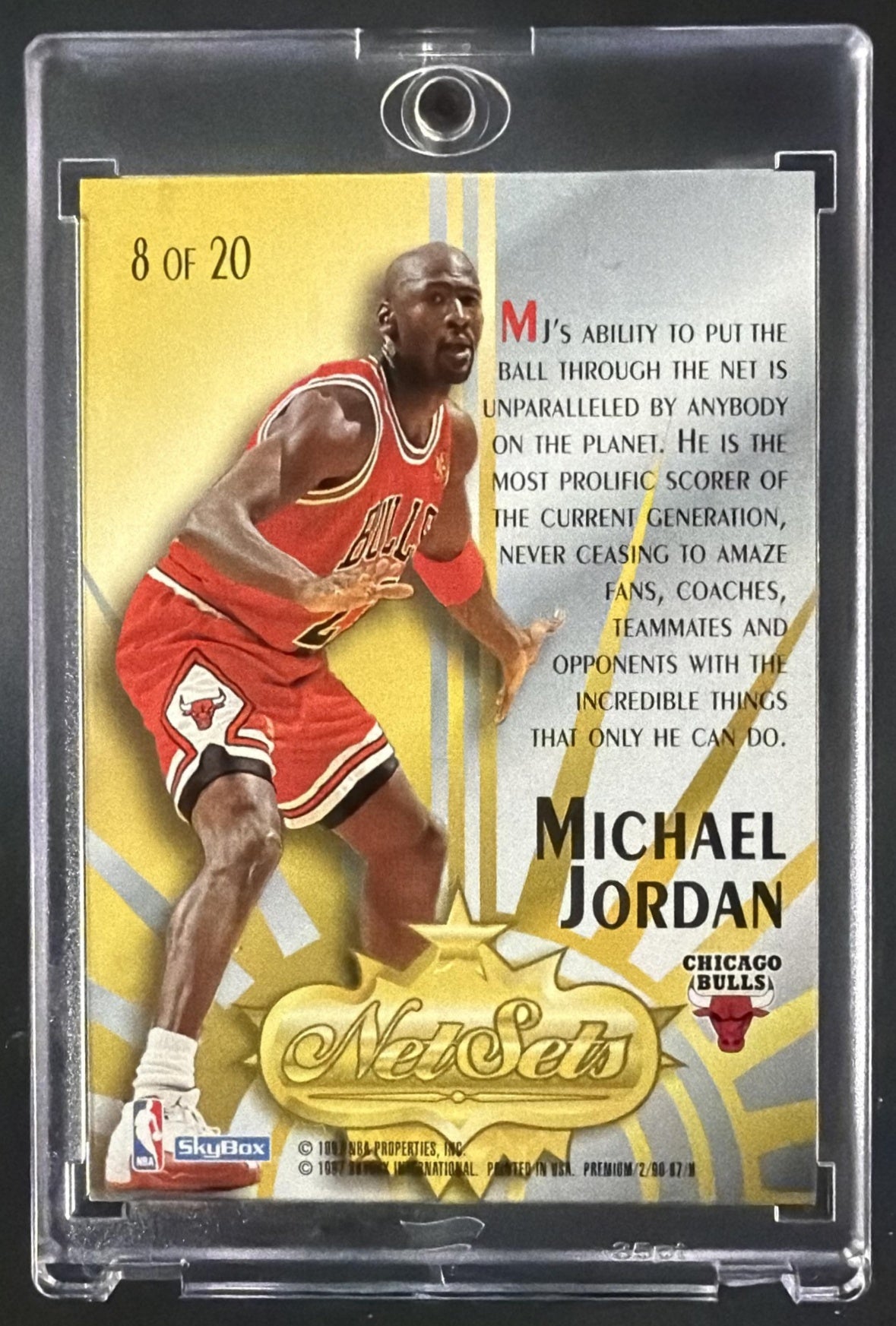 1996-97 Skybox Premium Michael Jordan Netsets