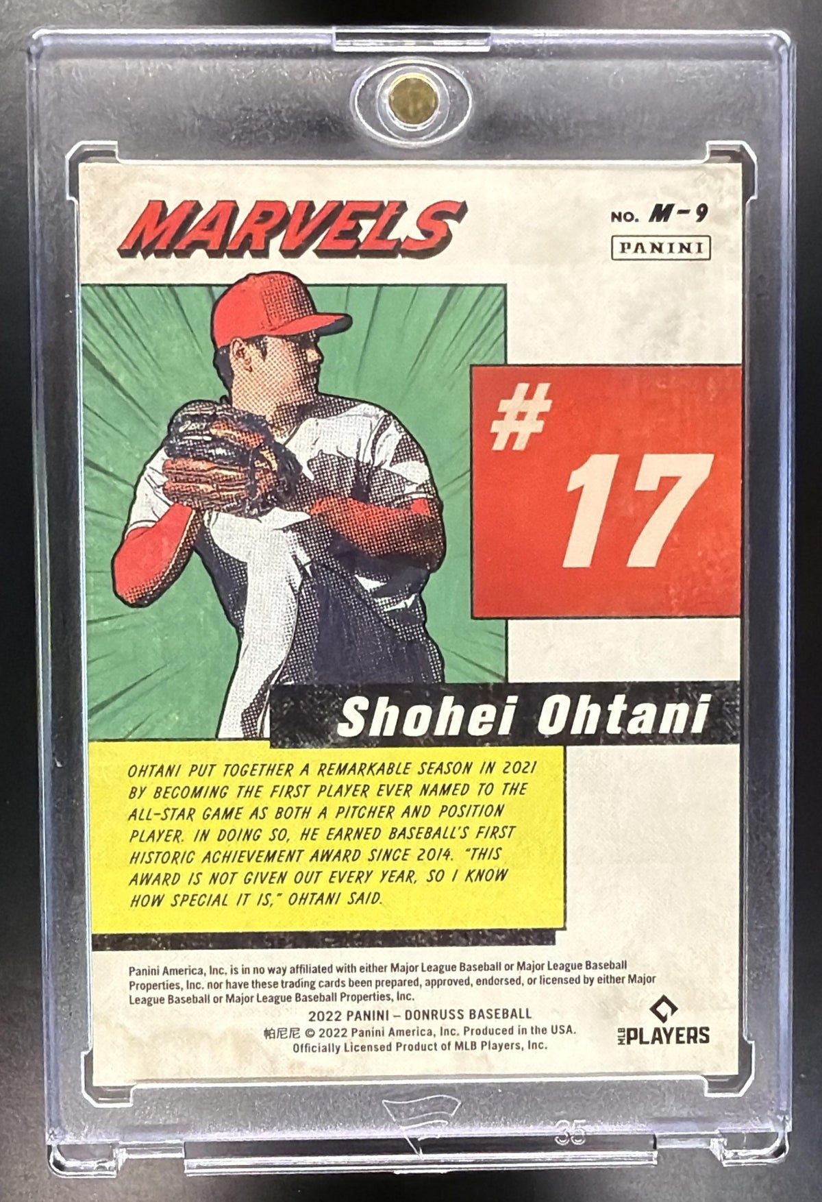 2022 Panini Donruss Shohei Ohtani #M-9 Marvels