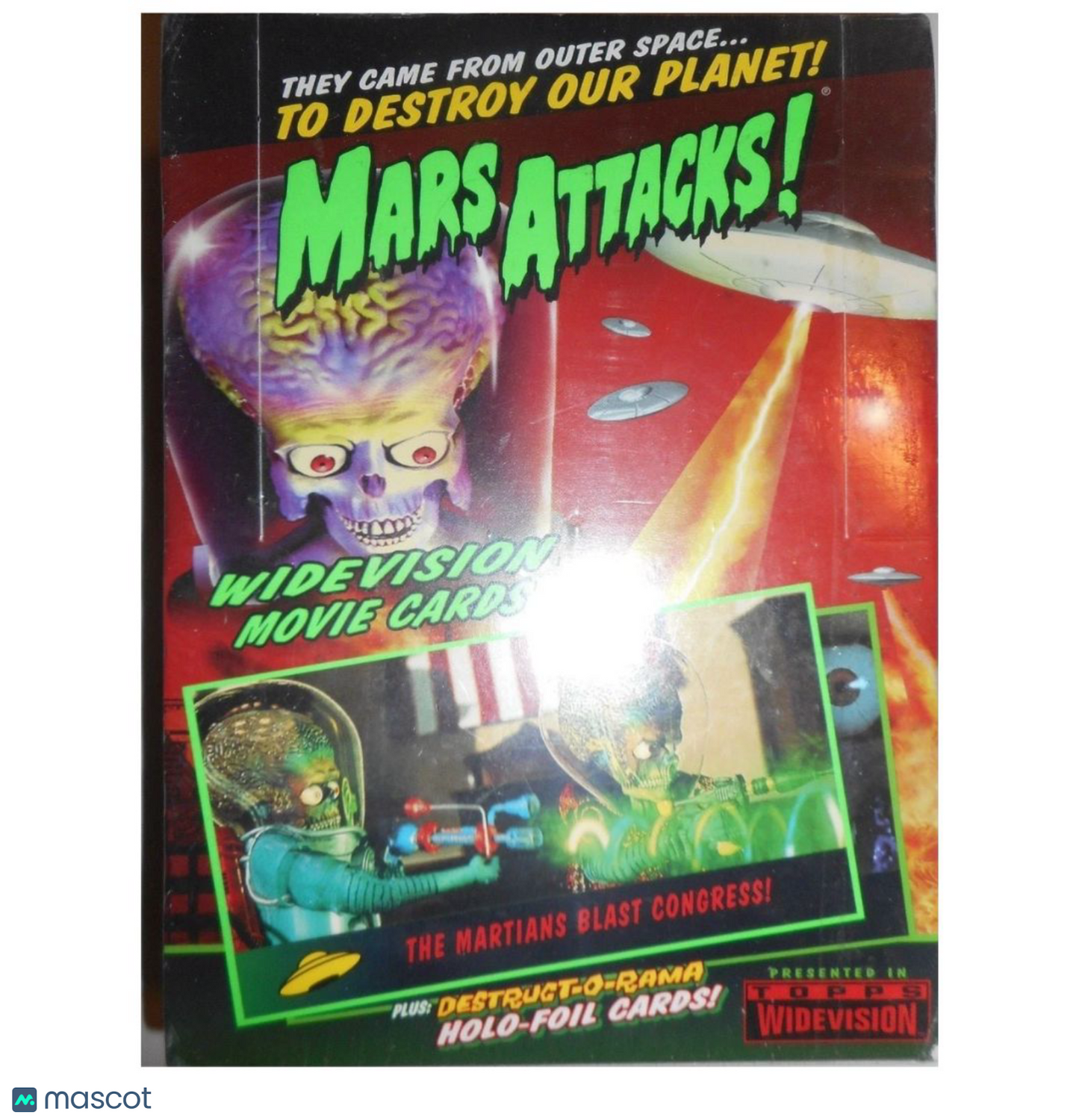 1996 Topps Mars Attack Widevision Wax Box