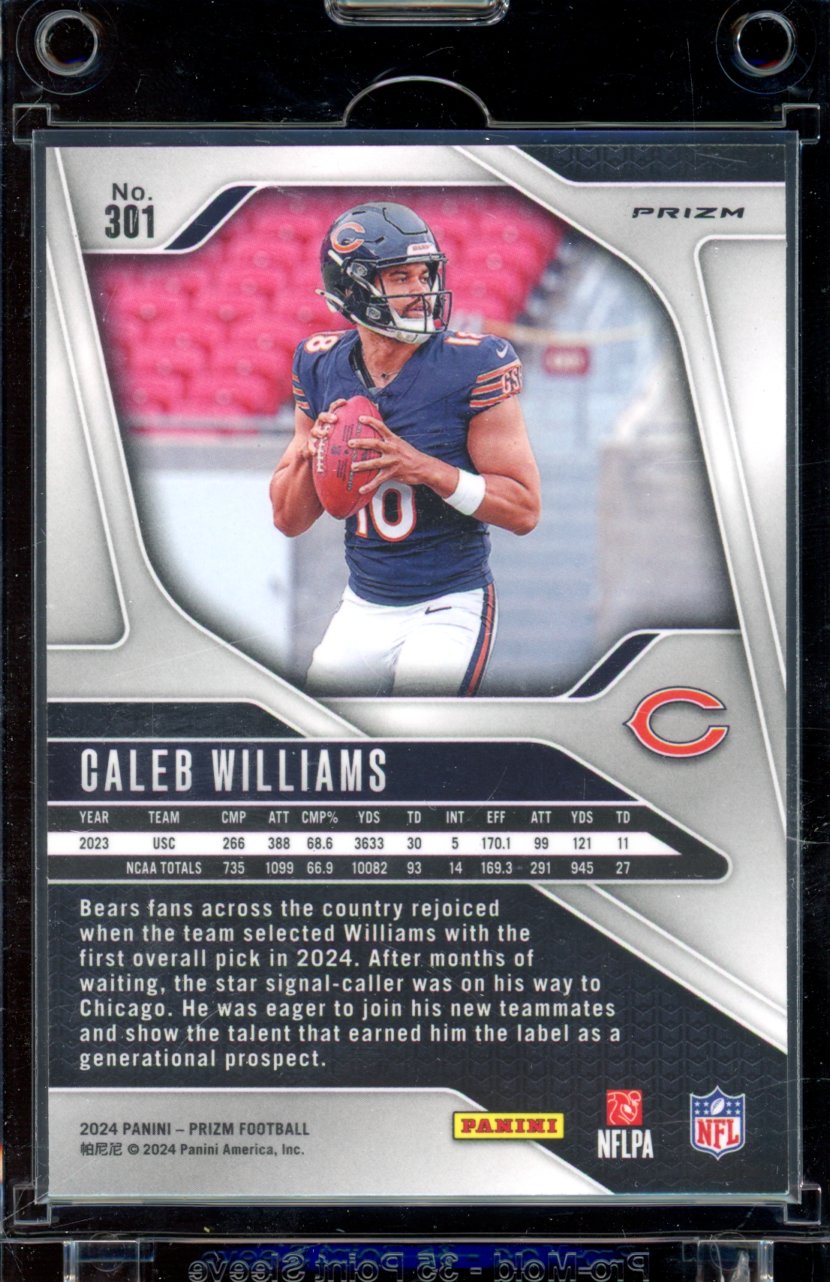 2024 Prizm Caleb Williams Orange Ice Rookie
