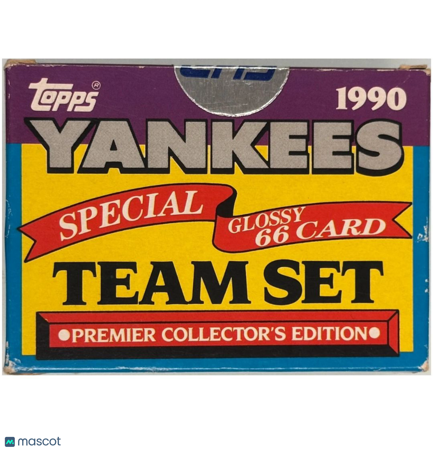 1990 Topps Special Glossy Yankees Team Set Box