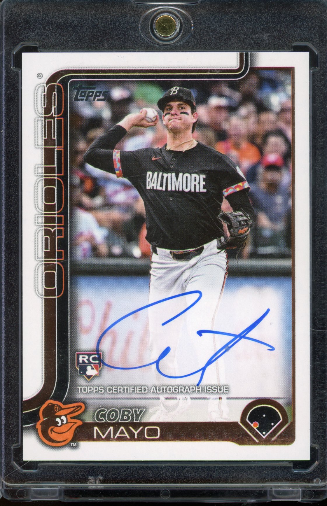 2025 Topps Coby Mayo Real One Auto RC