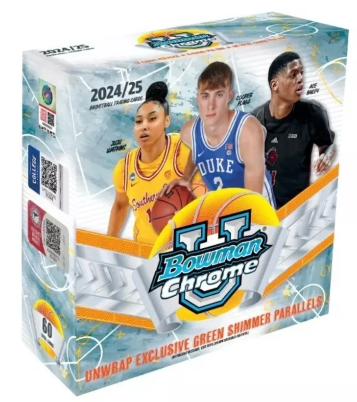 2024/25 Bowman University Chrome Basketball Mega Box