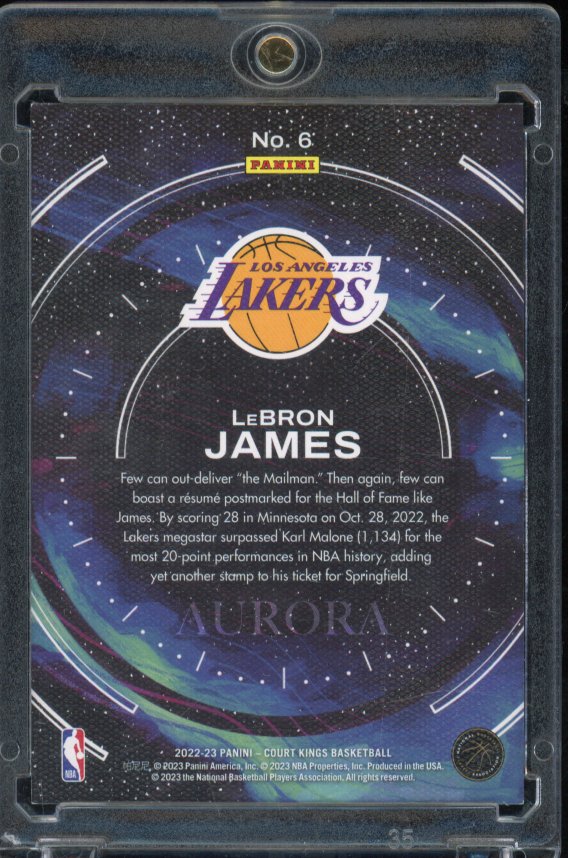 2022-23 Court Kings Lebron James Aurora Case Hit