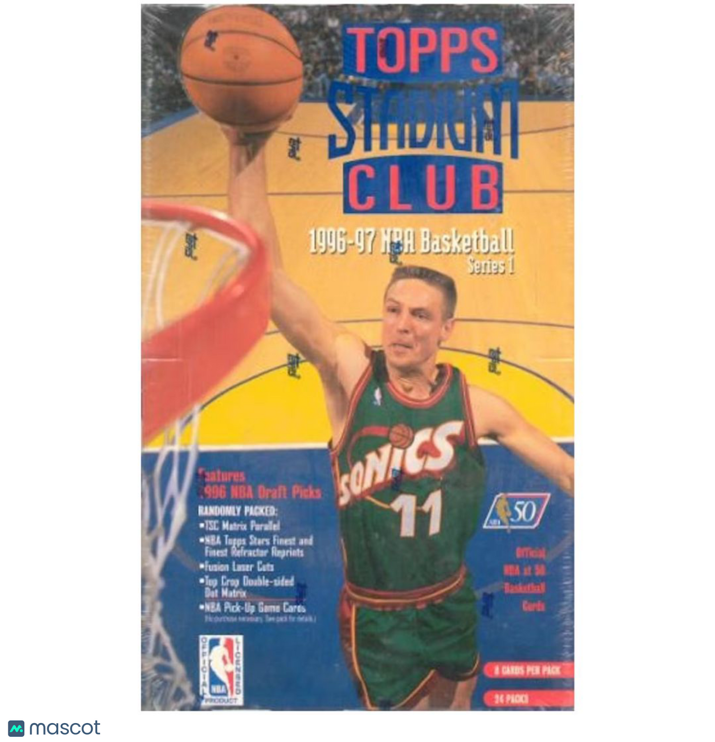 1996-97 Topps Stadium Club Basketball Series 1 Hobby Box