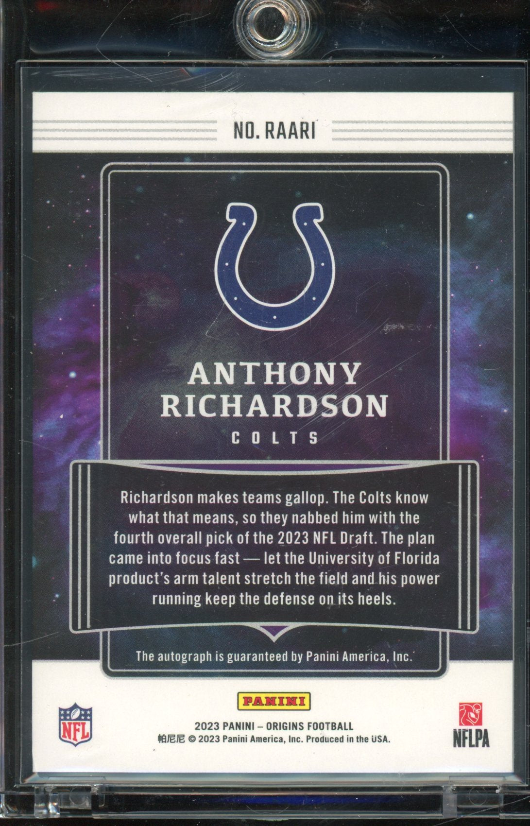 2023 Origins Anthony Richardson Auto 25/25