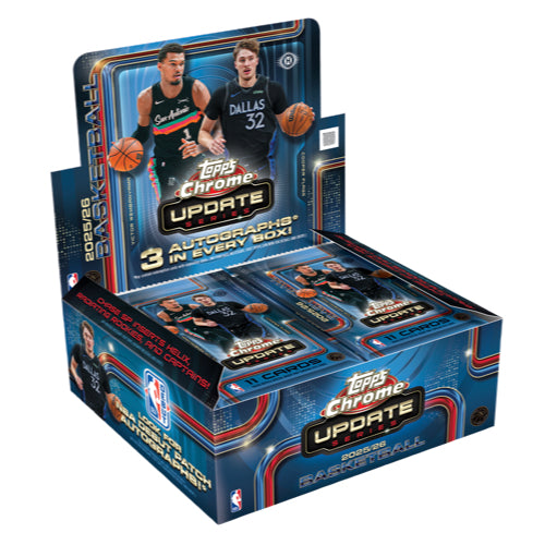 2025-26 Topps Chrome Updates Basketball Jumbo Box