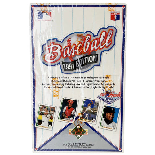 1991 Upper Deck Baseball Hobby Box