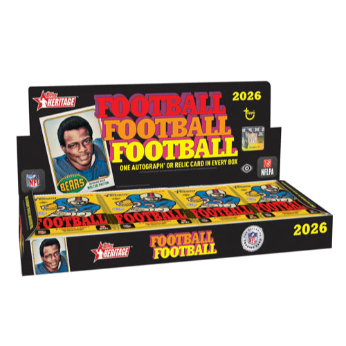 PRE ORDER 2026 Topps Heritage Football Hobby Box