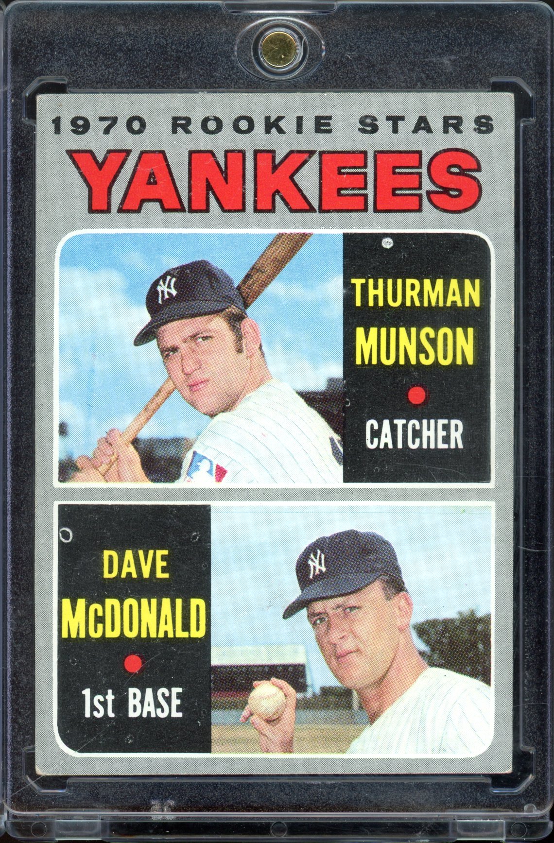 1970 Topps Thurman Munson Dave McDonald RC