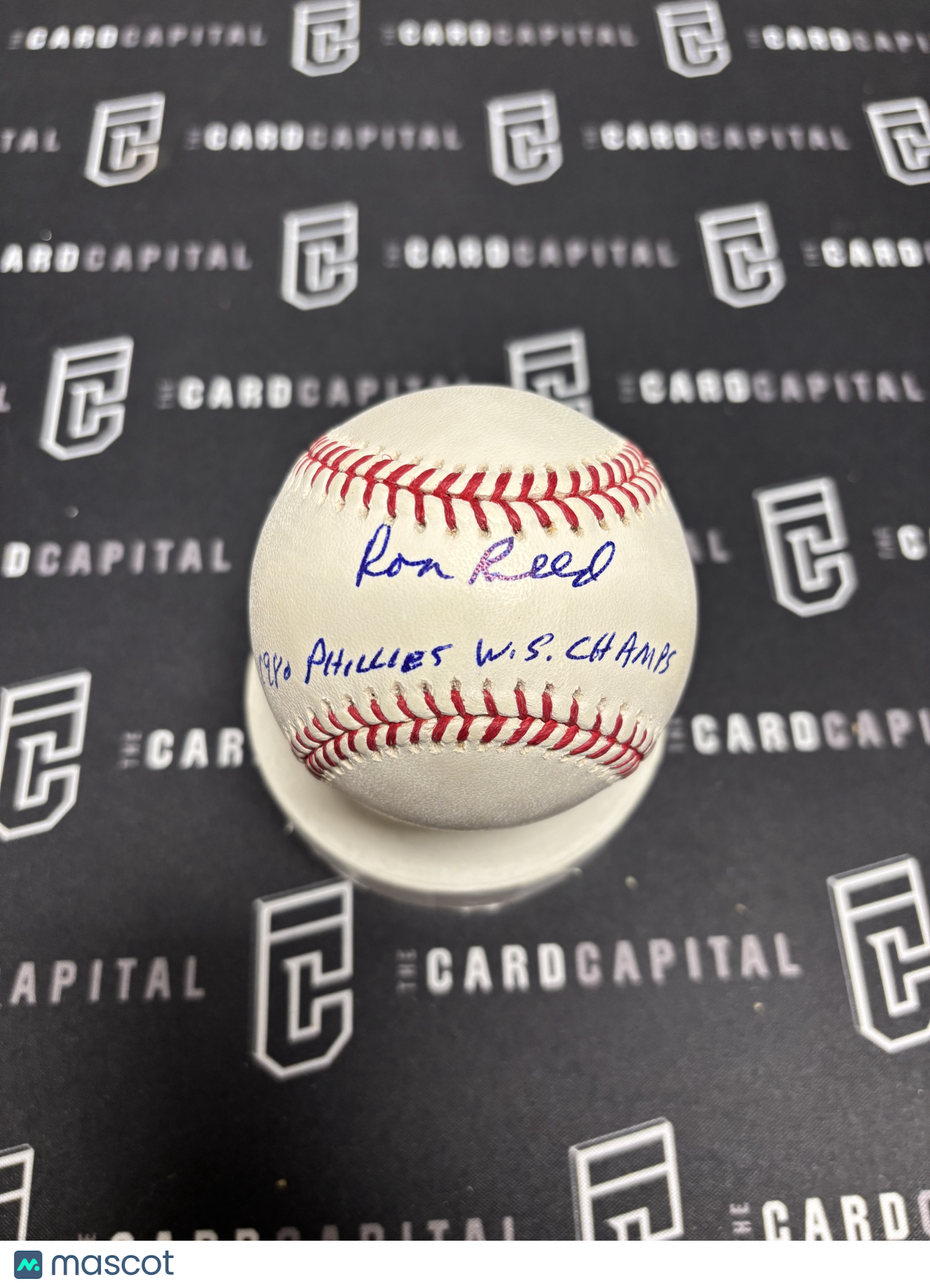 Ron Reed Signed Official Major League Baseball JSA "1980 Phillies WS CHAMPS"
