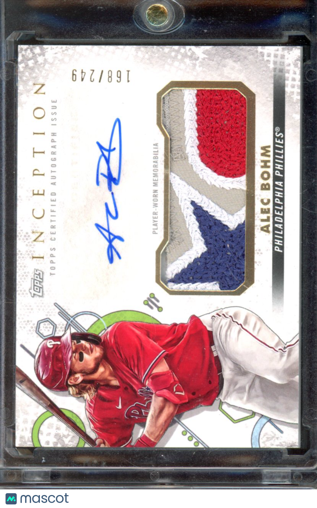 2022 Inception Alec Bohm Patch Auto /249